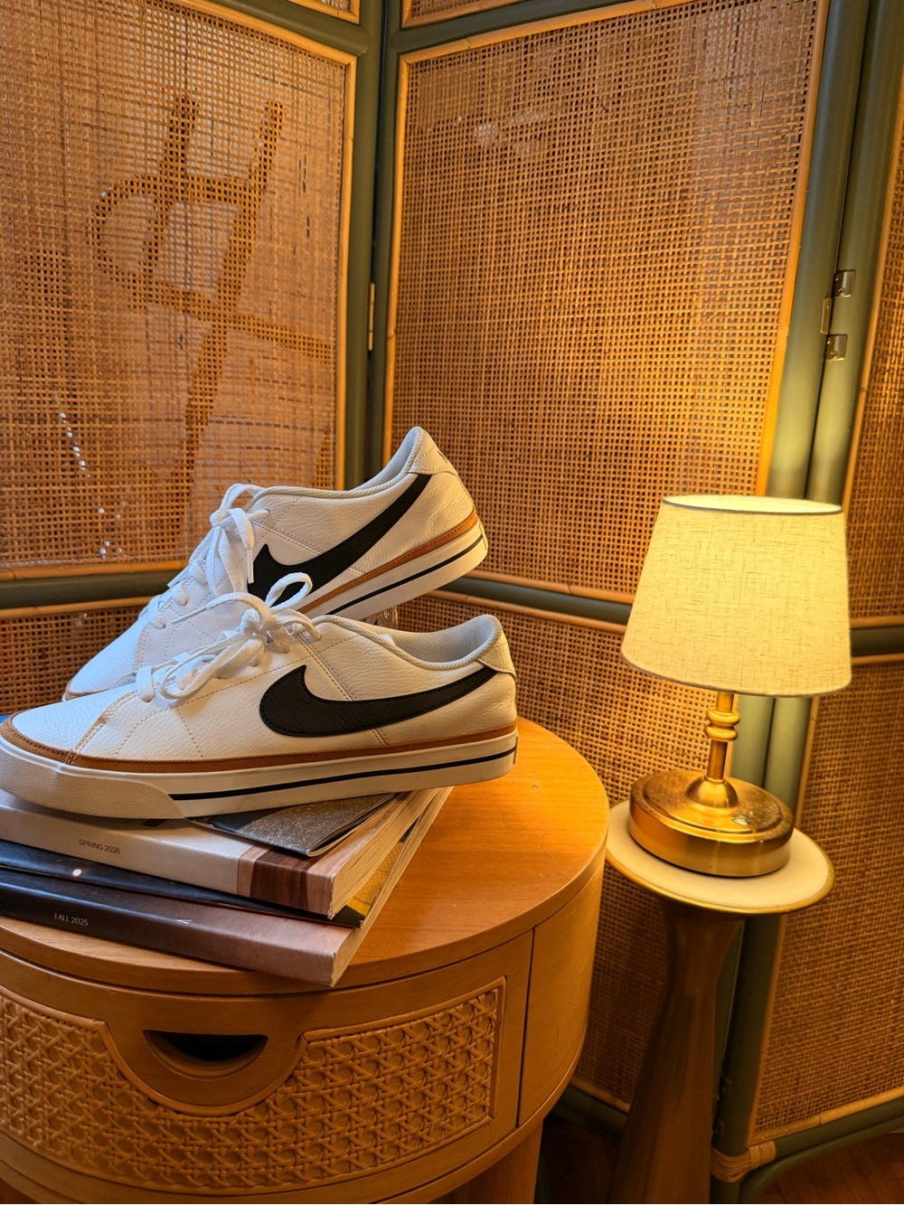 Nike Court Legacy Canvas Leather Sneakers White Black Gum Men’s 11 NWOT